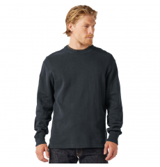 Filson Waffle Knit Thermal Crewneck Navy front