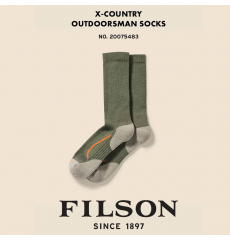 Filson X Country Outdoorsman Sock Green/Blaze