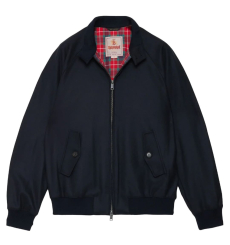 Baracuta G9 Melton Wool Jacket Deep Blue