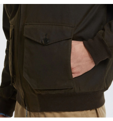 Baracuta G9 Wax Pocket Jacket Deep Moss