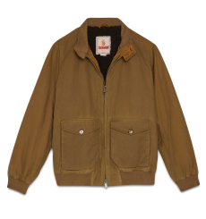 Baracuta G9 Waxed Pocket Jacket Tan front