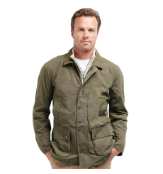 Barbour Ashby Casual Jacket Olive -  Front 