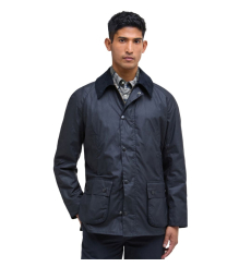Barbour Ashby Wax Jacket Navy 
