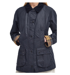 Barbour Beadnell Wax Jacket Navy