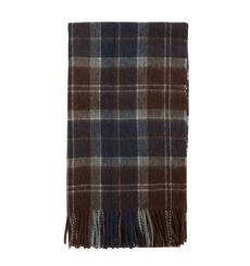 Barbour Braden Tartan Scarf Midnight Oak Tartan