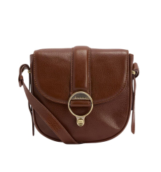 Barbour Elm Leather Crossbody Bag Brown