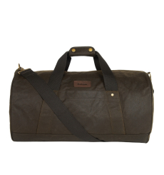 Barbour Explorer Wax Duffle Bag Olive - Front