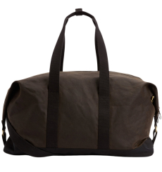 Barbour Field Wax Holdall Duffle Bag Olive/Black