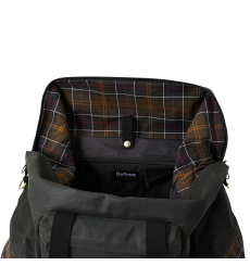 Barbour Field Wax Holdall Duffle Bag Sage/Classic