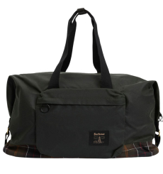 Barbour Field Wax Holdall Duffle Bag Sage/Classic