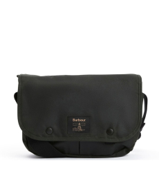 Barbour Field Wax Riever Crossbody Bag Sage