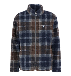 Barbour Fleece Zip Through Jacket Midnight Oak