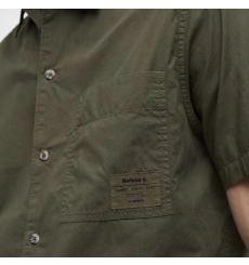 Barbour Holywell Poplin S/S Relaxed Fit Shirt Light Sage