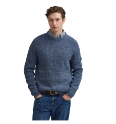 Barbour Horseford Crew Neck Jumper River Blue