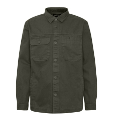 Barbour Lingfield Canvas Overshirt Fern