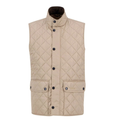Barbour New Lowerdale Quilted Gilet Washed Stone