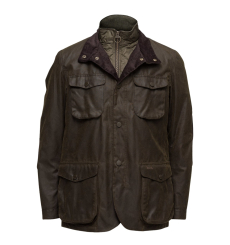 Barbour Ogston Wax Jacket Olive