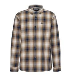 Barbour Sandside Checked Overshirt Navy
