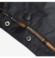 Barbour Waxed Cotton Hood Navy