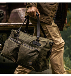 Filson 48-Hour Tin Cloth Duffle Bag Otter Green front