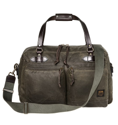Filson 48-Hour Tin Cloth Duffle Bag Otter Green front
