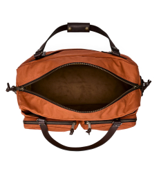 Filson 48-Hour Tin Cloth Duffle Bag Rust front