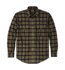 Filson Alaskan Guide Shirt Otter Green/Black Plaid front