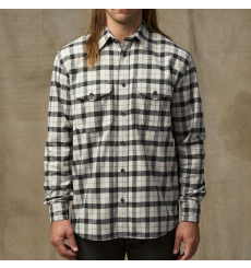 Filson Alaskan Guide Shirt Cream/Peat/Multi front