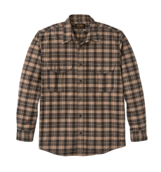 Filson Alaskan Guide Shirt Light Brown/Peat/Multi Plaid front