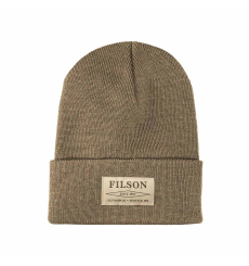 Filson Watch Cap Beanie Dark Mushroom front