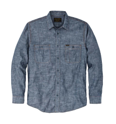 Filson Chambray CPO Shirt Rinsed Indigo Chambray front