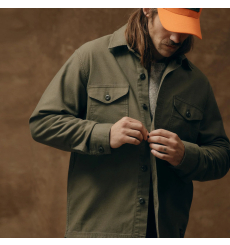 Filson Clarkston Jac-Shirt Surplus Green front