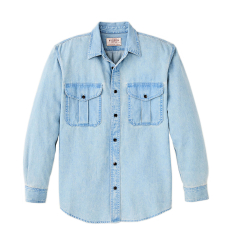 Filson Denim Guide Shirt Light Indigo front