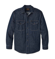 Filson Denim Guide Shirt Rinse Indigo front