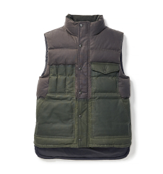 Filson Down Cruiser Vest Otter Green front