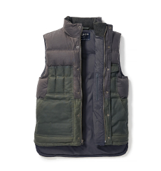 Filson Down Cruiser Vest Otter Green front