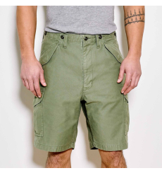 Filson Field Cargo Shorts Washed Fatigue Green front