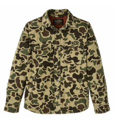Filson Fleece Lined Jac-Shirt Tundra Shrub Camo front