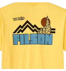 Filson Frontier Graphic T-Shirt Aspen Gold/Sun front