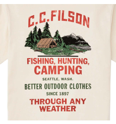 Filson Frontier Graphic T-Shirt Birch/Camping front