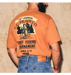 Filson Frontier Graphic T-Shirt Bourbon/Tournament front