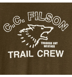 Filson Frontier Graphic T-Shirt Military Olive/Trail front