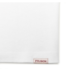 Filson Frontier Pocket T-Shirt Bright White front