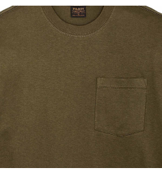 Filson Frontier Pocket T-Shirt Dark Olive front