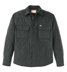 Filson Insulated Flannel Shirt Charcoal front