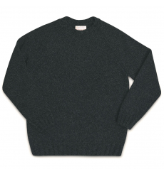 Filson Irish Wool 5 Gauge Sweater Blue/Green Melange front