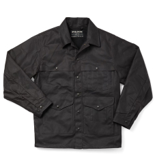 Filson Lined Tin Cloth Cruiser Jacket Cinder front