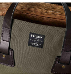 Filson Rugged Twill Log Carrier Otter Green front
