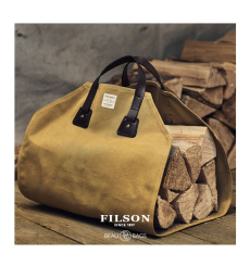 Filson Rugged Twill Log Carrier Tan