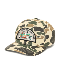 Filson Logger Cap Tan Camo/Hunt Fish front